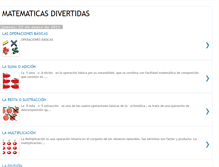 Tablet Screenshot of divermatematicas2011.blogspot.com