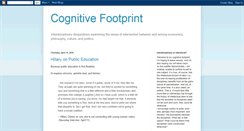 Desktop Screenshot of cognitivefootprint.blogspot.com