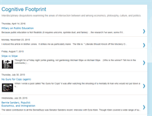 Tablet Screenshot of cognitivefootprint.blogspot.com