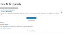 Tablet Screenshot of howtodohypnosisnow.blogspot.com