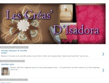 Tablet Screenshot of crea-isadora.blogspot.com