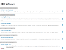 Tablet Screenshot of gdksoftware.blogspot.com