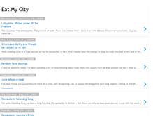 Tablet Screenshot of eatmycity.blogspot.com