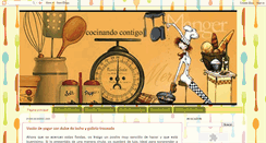 Desktop Screenshot of cocinandocontigo.blogspot.com