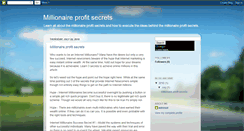 Desktop Screenshot of millionaire-profit-secrets-edrinsol.blogspot.com