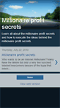Mobile Screenshot of millionaire-profit-secrets-edrinsol.blogspot.com