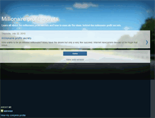 Tablet Screenshot of millionaire-profit-secrets-edrinsol.blogspot.com