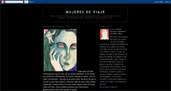 Desktop Screenshot of mujeresdeviaje.blogspot.com