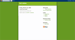 Desktop Screenshot of let-it-shine.blogspot.com