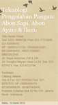 Mobile Screenshot of mesin-abon-resep-abon.blogspot.com