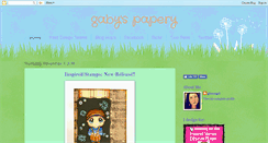 Desktop Screenshot of gabyspapery.blogspot.com