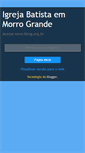 Mobile Screenshot of ibmorrogrande.blogspot.com