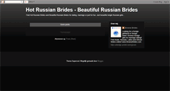 Desktop Screenshot of hot-russian-brides.blogspot.com