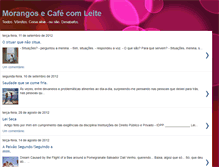 Tablet Screenshot of morangosecafecomleite.blogspot.com