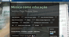 Desktop Screenshot of musicacomoeducacao.blogspot.com