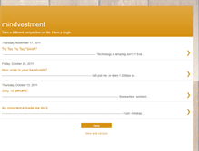 Tablet Screenshot of mindvestment.blogspot.com