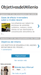 Mobile Screenshot of losobjetivosdelmilenio.blogspot.com