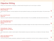 Tablet Screenshot of objectivewriting.blogspot.com