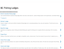 Tablet Screenshot of bc-fishing-lodges.blogspot.com