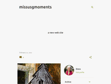 Tablet Screenshot of missusgmoments.blogspot.com