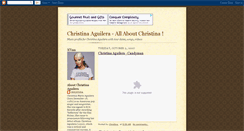 Desktop Screenshot of aguilerachristina.blogspot.com