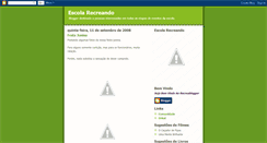 Desktop Screenshot of escola-recreando.blogspot.com