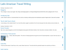 Tablet Screenshot of latinamericantravelwriting.blogspot.com