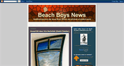 Desktop Screenshot of beachboysnews.blogspot.com