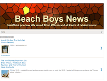 Tablet Screenshot of beachboysnews.blogspot.com