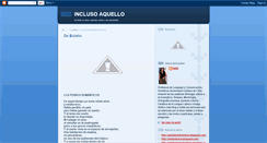Desktop Screenshot of inclusoaquello.blogspot.com