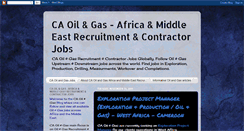 Desktop Screenshot of caoilandgasjobsrecruitment.blogspot.com