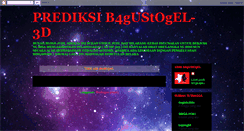 Desktop Screenshot of prediksibagustogel3d.blogspot.com