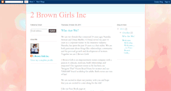 Desktop Screenshot of 2browngirlsinc.blogspot.com