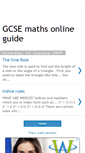 Mobile Screenshot of gcsemathsonline.blogspot.com