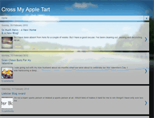 Tablet Screenshot of crossmyappletart.blogspot.com