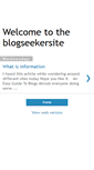 Mobile Screenshot of blogseekersite.blogspot.com