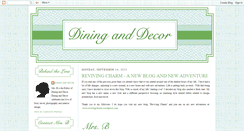 Desktop Screenshot of dininganddecor.blogspot.com