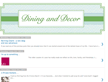 Tablet Screenshot of dininganddecor.blogspot.com