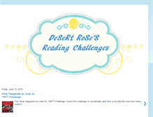 Tablet Screenshot of desertrosechallenges.blogspot.com