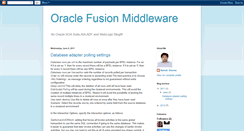 Desktop Screenshot of fusionmiddleware.blogspot.com