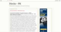 Desktop Screenshot of direitopr.blogspot.com