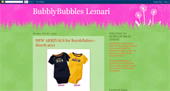 Desktop Screenshot of bubblybubbleslemari.blogspot.com