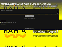 Tablet Screenshot of amarelasbahia.blogspot.com