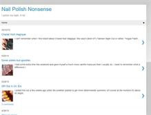 Tablet Screenshot of nailpolishnonsense.blogspot.com