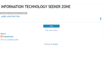 Tablet Screenshot of itseekerzone.blogspot.com