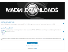Tablet Screenshot of madindownloads.blogspot.com