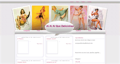 Desktop Screenshot of aiaiaiquedelicinhaa.blogspot.com