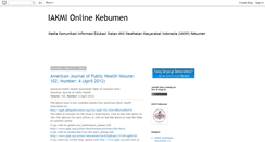 Desktop Screenshot of iakmi-kebumen.blogspot.com