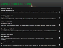 Tablet Screenshot of muertealpoeta.blogspot.com