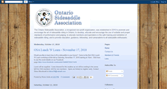 Desktop Screenshot of onsidesaddle.blogspot.com